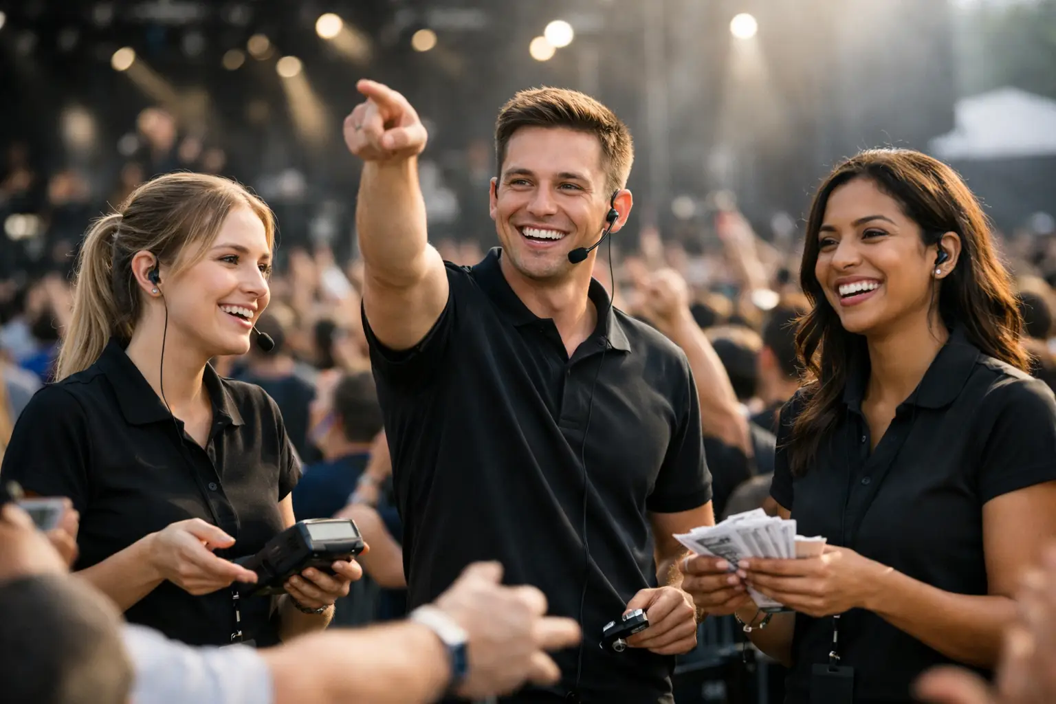 Live Event Sales Staff That Win the Crowd